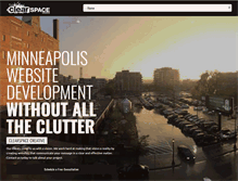 Tablet Screenshot of clearspacecreative.com